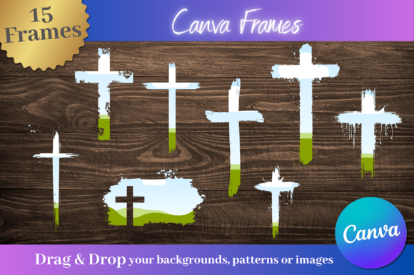 15 Distressed Cross Canva Frames: A Creative Toolkit