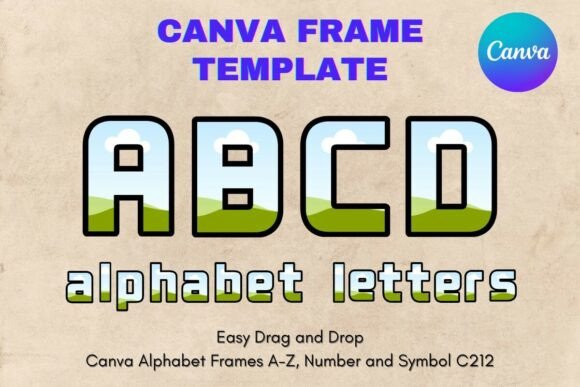 Canva Letters Frame Alphabet Template212: A Designer's Guide