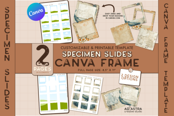 Craft Unique Specimen Slides with Canva Frame Templates