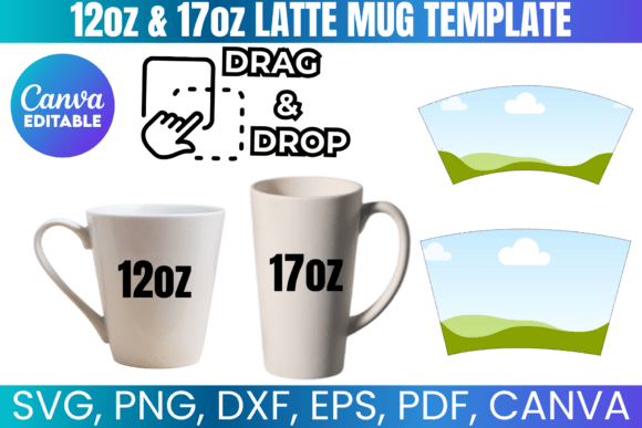 Design Your Own Custom Mugs with This Template Set