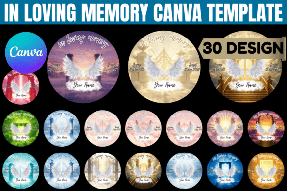 In Loving Memory Pin Button Template: A Heartfelt Design