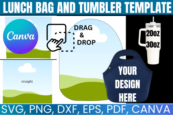 Lunch Bag & Tumbler Templates: Your Canva Design Solution