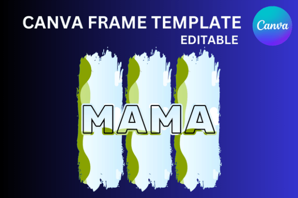 Mama Distressed Background Canva Frame: Your DIY Vintage Texture