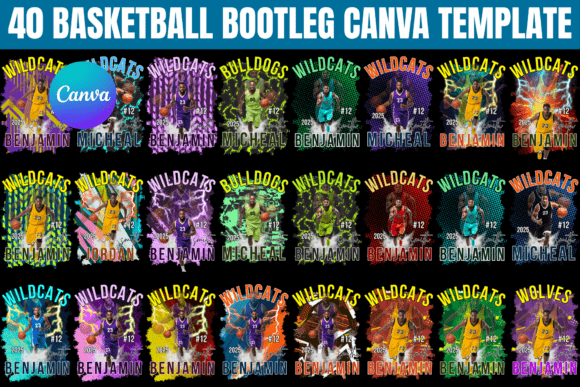Mastering the 40 Basketball Bootleg Canva Template