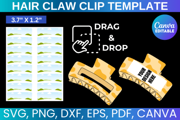 Unleash Creativity with the Hair Claw Clip Editable Template